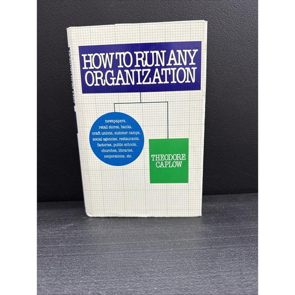 Other - How to Run Any Organization Theodore Caplow 1976 Business Management Holt